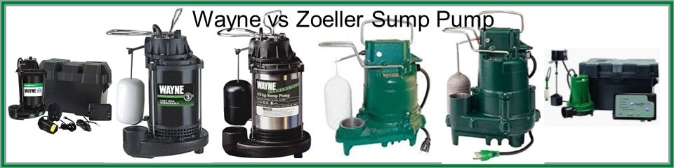 Wayne vs Zoeller Sump Pump at Pump Selection .com for your Water Pumping Needs